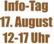 Info-Tag 17. August 12-17 Uhr